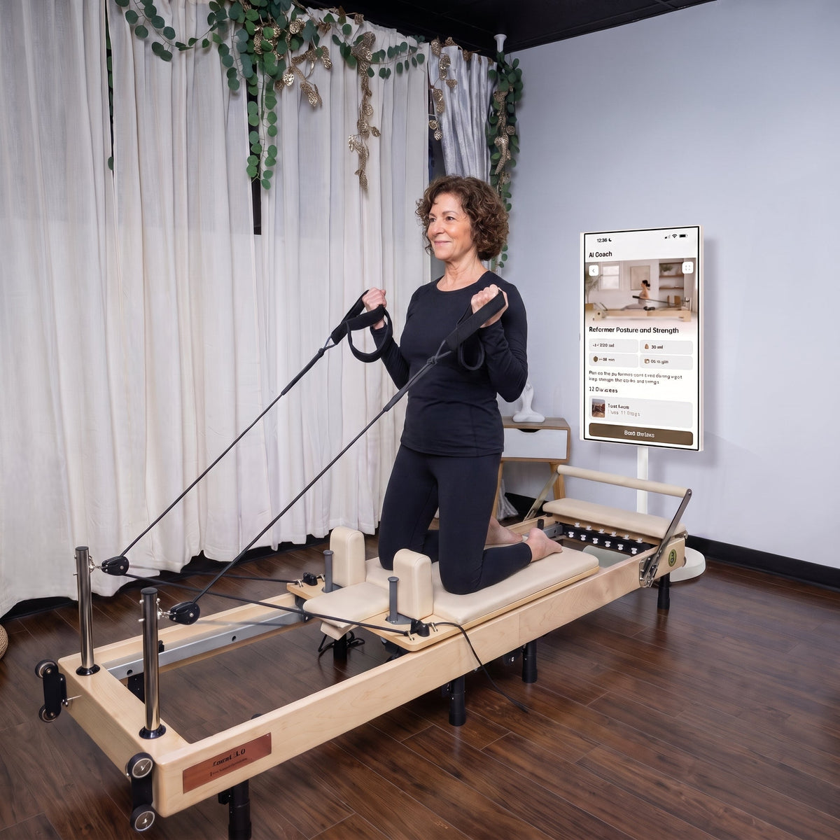 Janet Elite 2.0 Foldable Pilates Reformer with 27" Large Smart Screen