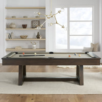 Pool Table Engineered for Tournament Play, 8 Foot Regulation Size, 1-Inch Slate Bed, Wool Blend Cloth