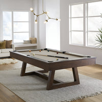 Pool Table Engineered for Tournament Play, 8 Foot Regulation Size, 1-Inch Slate Bed, Wool Blend Cloth
