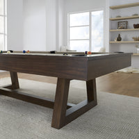 Pool Table Engineered for Tournament Play, 8 Foot Regulation Size, 1-Inch Slate Bed, Wool Blend Cloth