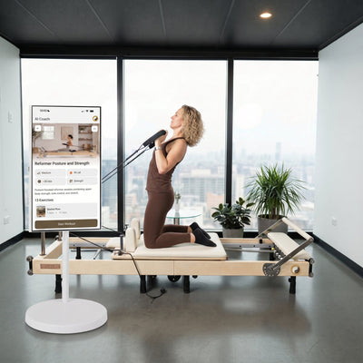 Janet Elite 2.0 Foldable Pilates Reformer with 27" Large Smart Screen