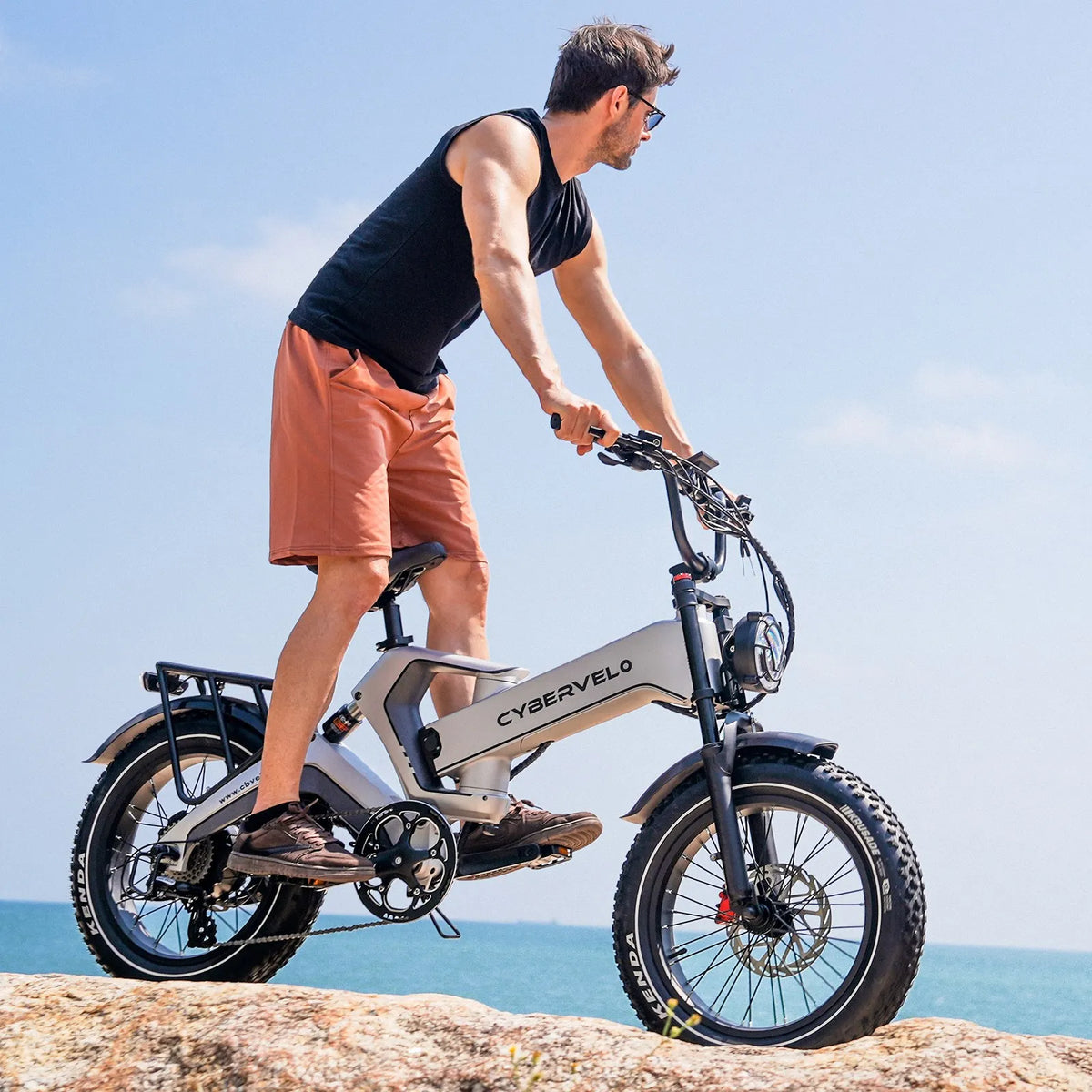 Cybervelo EK6 Max E-Bike | 40Ah, 30+ MPH & 150 Mi Range