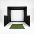 Golf Simulator Enclosure Designed for Indoor Practice, 7 Size Options, Impact Screen Included, Weather-Proof Play