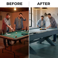 The Blake 8' Pool Table — Before & After