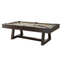 Pool Table Engineered for Tournament Play, 8 Foot Regulation Size, 1-Inch Slate Bed, Wool Blend Cloth