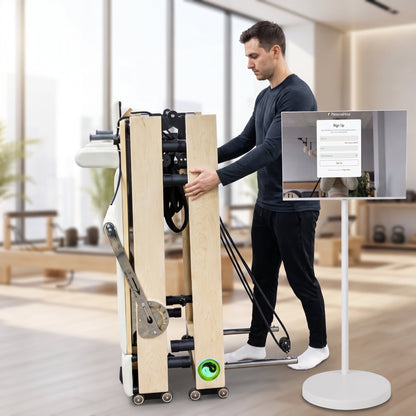 Janet Elite 2.0 Foldable Pilates Reformer with 27" Large Smart Screen